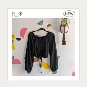 Ruche Tie Party Top
